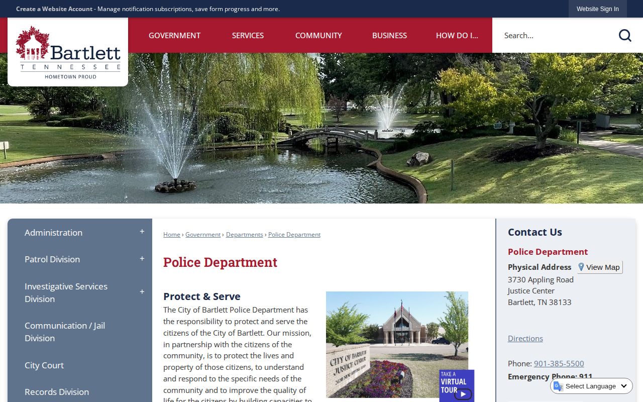 Shelby County Bartlett Police Department arrest records source